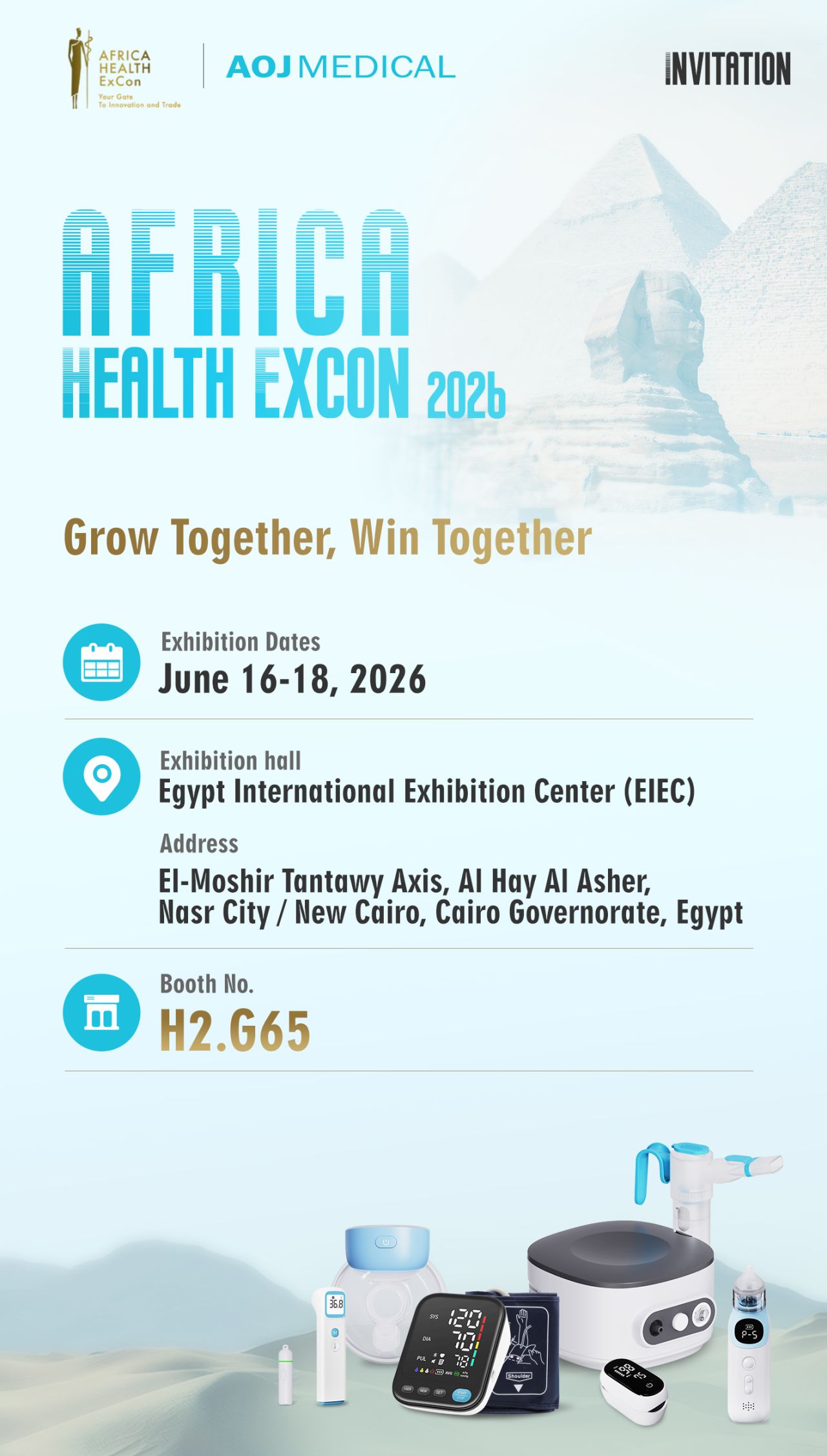 AOJ Medical in Africa health excon 2026