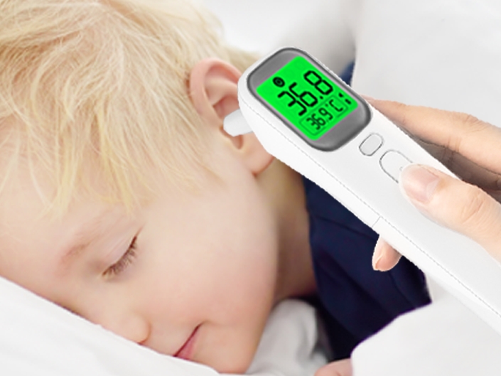 automatic mode infrared thermometer