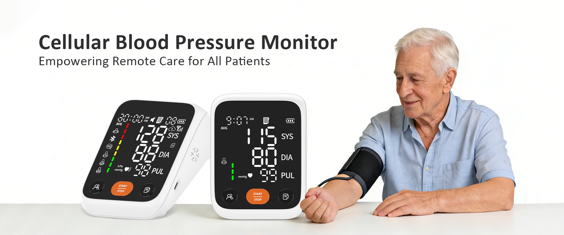 Cellular Blood Pressure Monitor