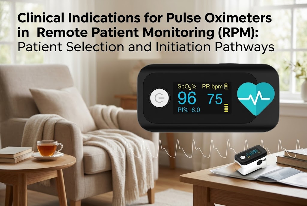 remote-patient-ready pulse oximeter