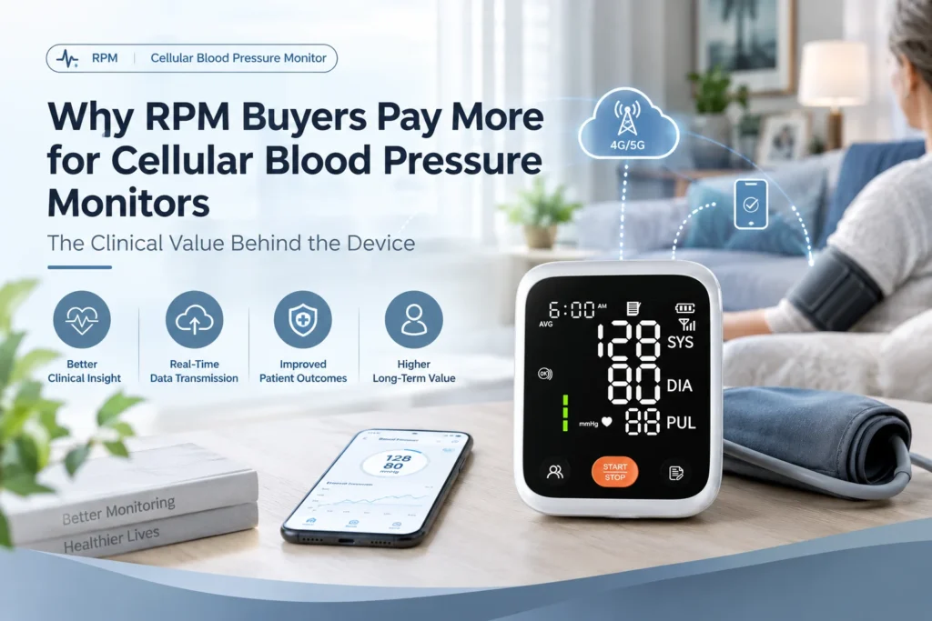 Why RPM Buyers Pay More for Cellular Blood Pressure Monitors